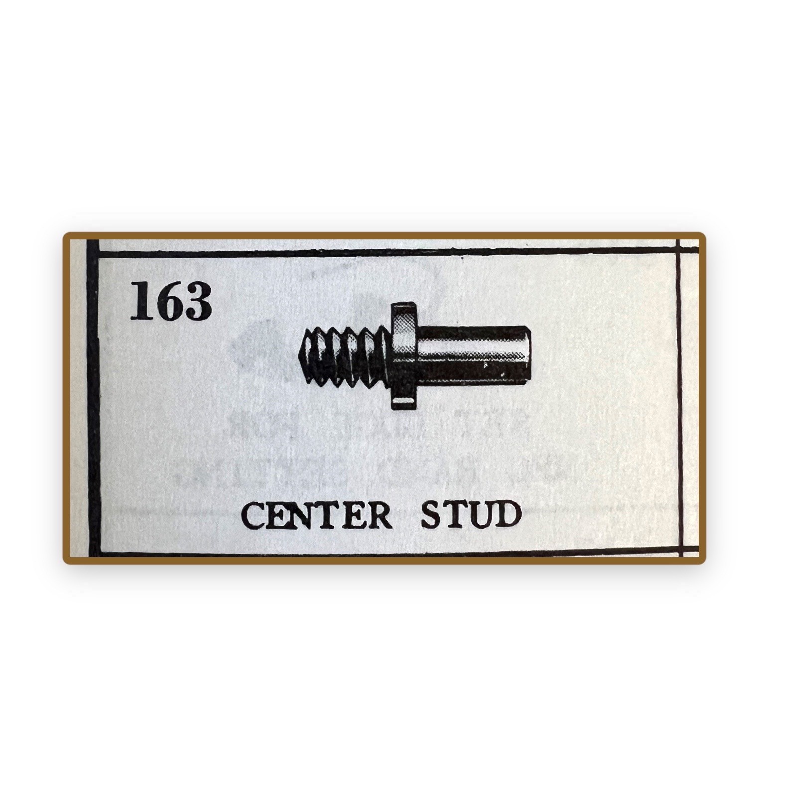 EB Bettlach 8000 CENTER STUD x 1 EB8000 Watch Material Part EBAUCHES No. 163