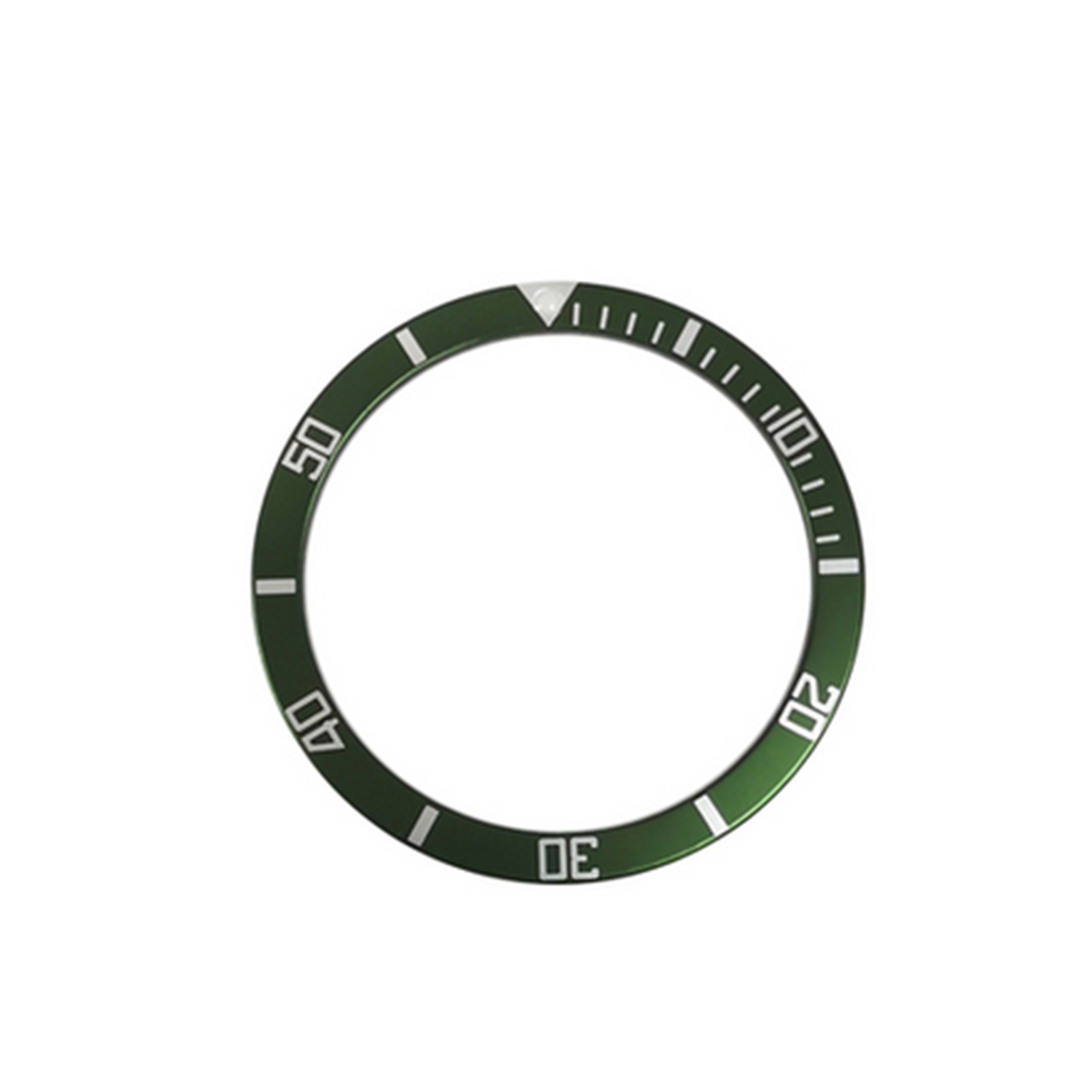 Aluminum Flat Watch Bezel Insert Ring OD 38mm ID 31.5mm For SKX SUB Watch Case