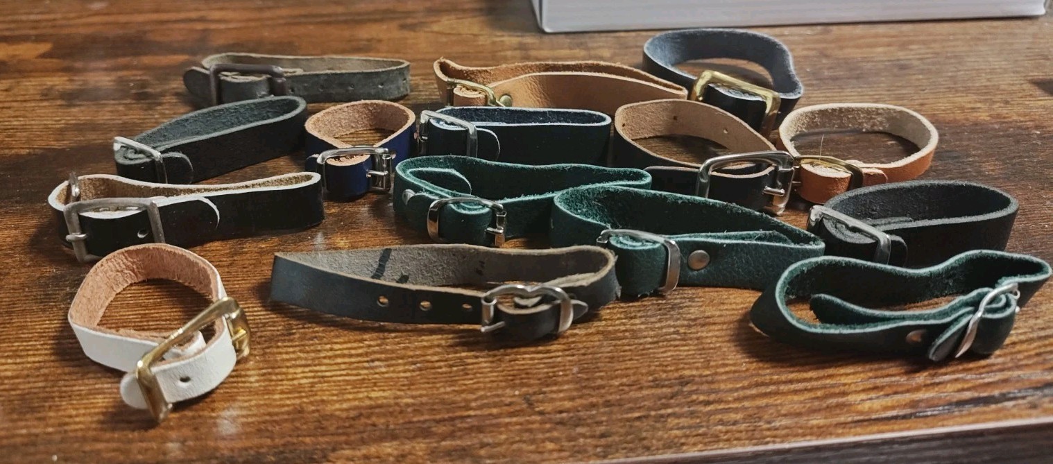 Leather Straps (15) W Buckle Assorted