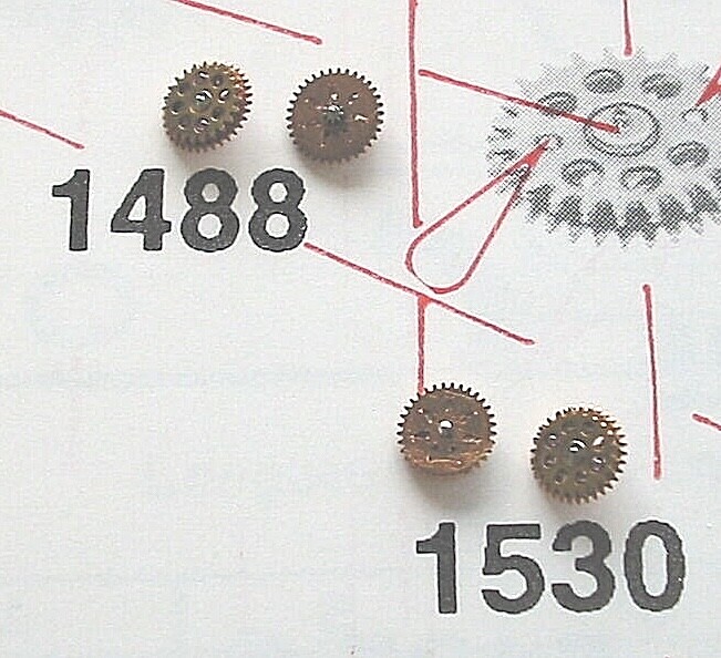 ETA 2671, 2641, 2651, 2661, 2677; two new reversing wheel #1488 + two new #1530