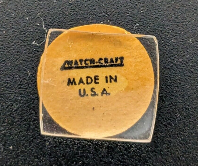 NOS W-C Watch Craft Mineral Glass Domed Crystal – Hamilton 4MH109 – 10.9 x 9.8MM