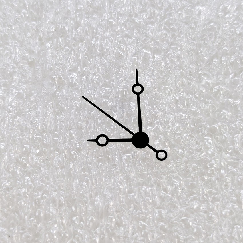 Watch Hands Set Black/Blue/Silver Hand Compatible with NH35/NH36/4R/7S Movement