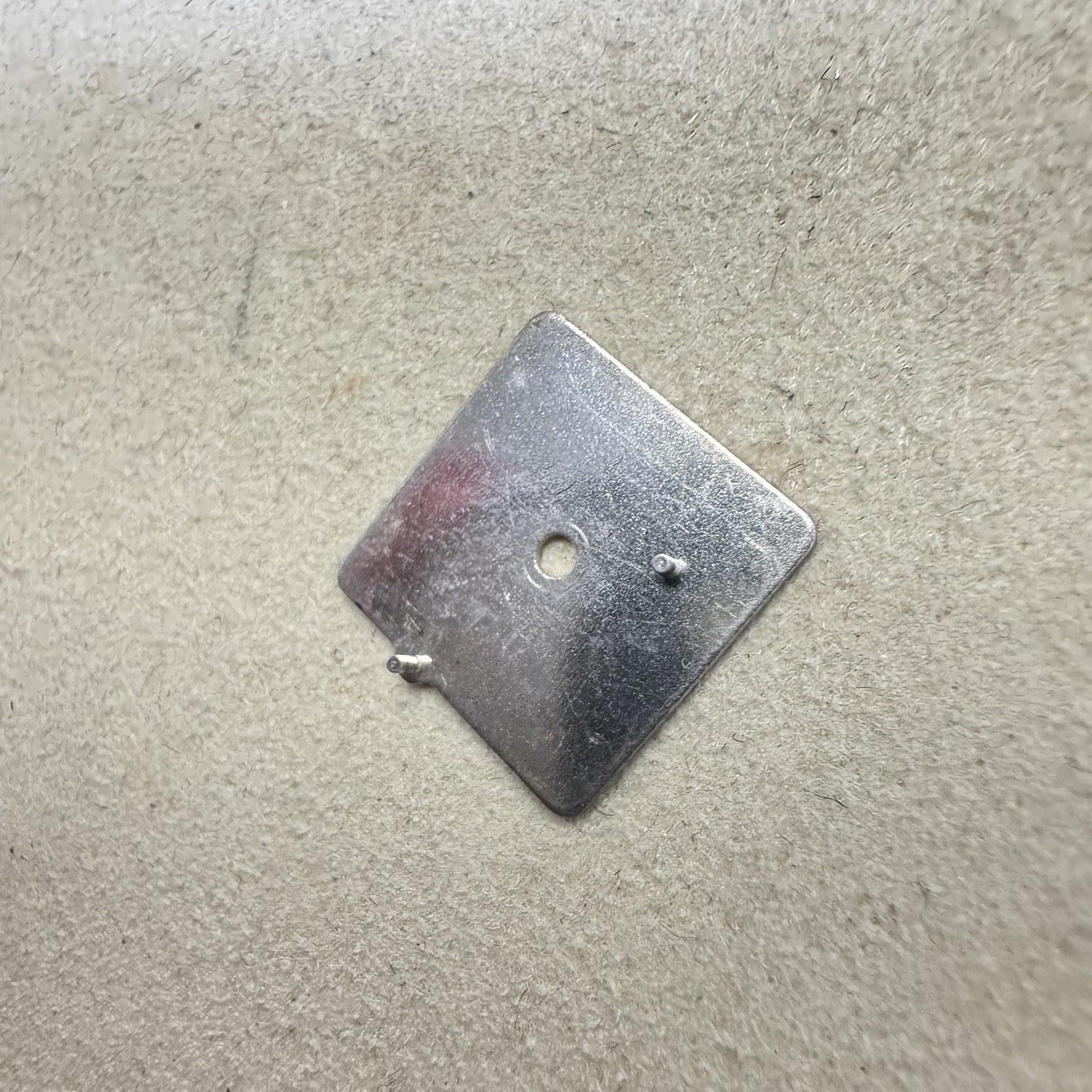 Cartier Panthere Small Square White Dial Part for Repair 13.5×13.3mm