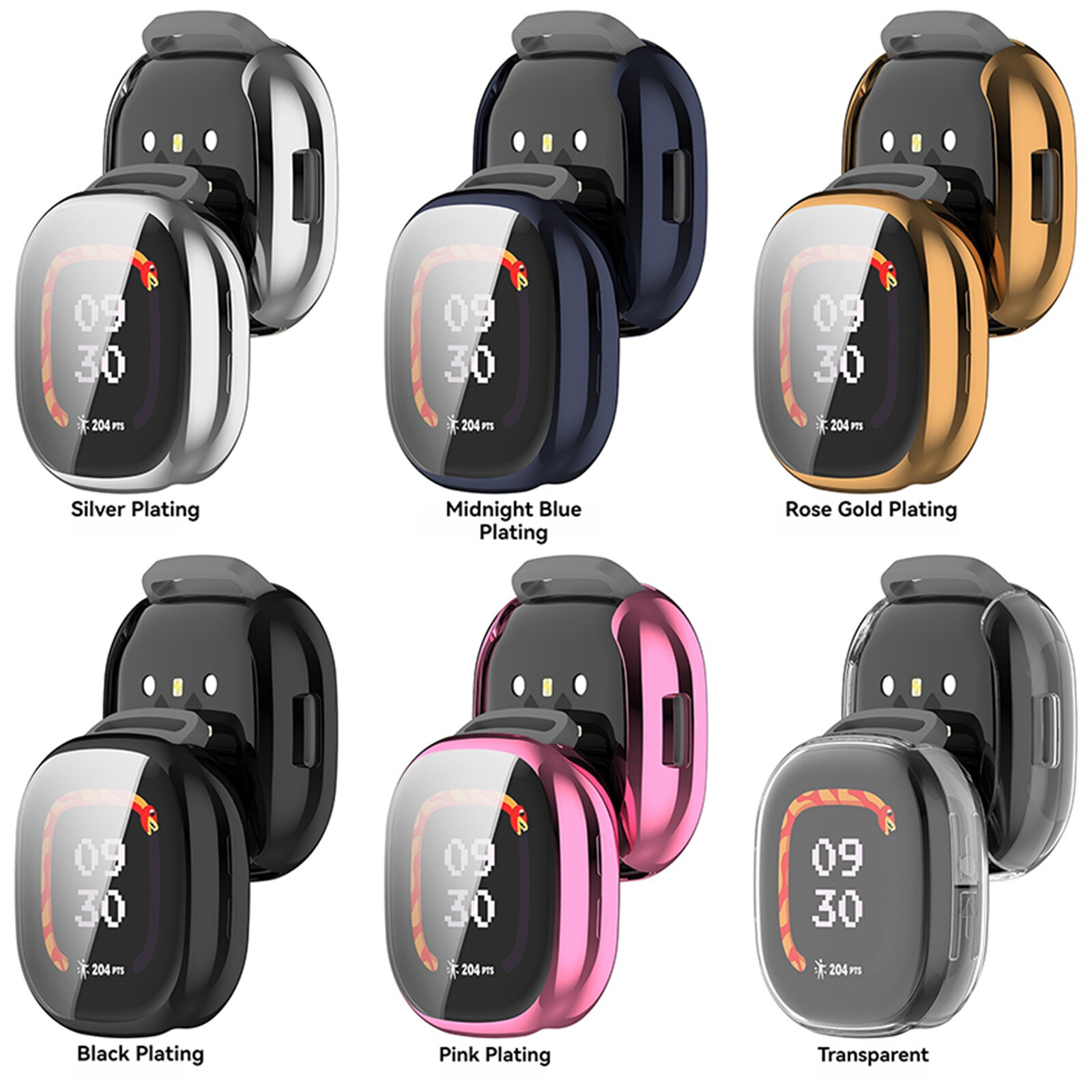 Children Watch Soft Gel TPU Full Cover Watch Case Partfor Fitbit Ace LTE