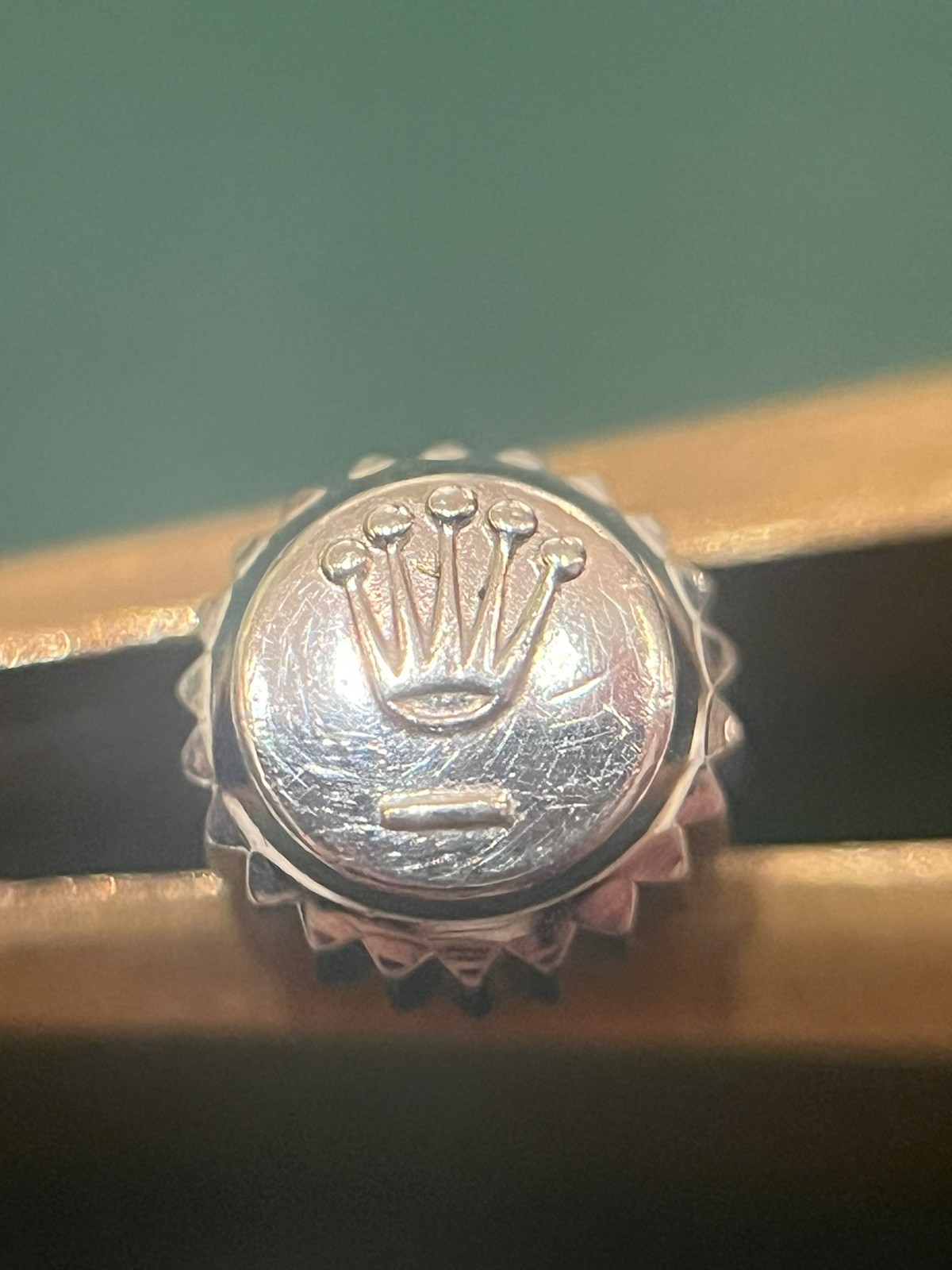 Genuine Swiss Made Rolex Steel Crown For GMT Datejust 241 24-530-0 Open Blister