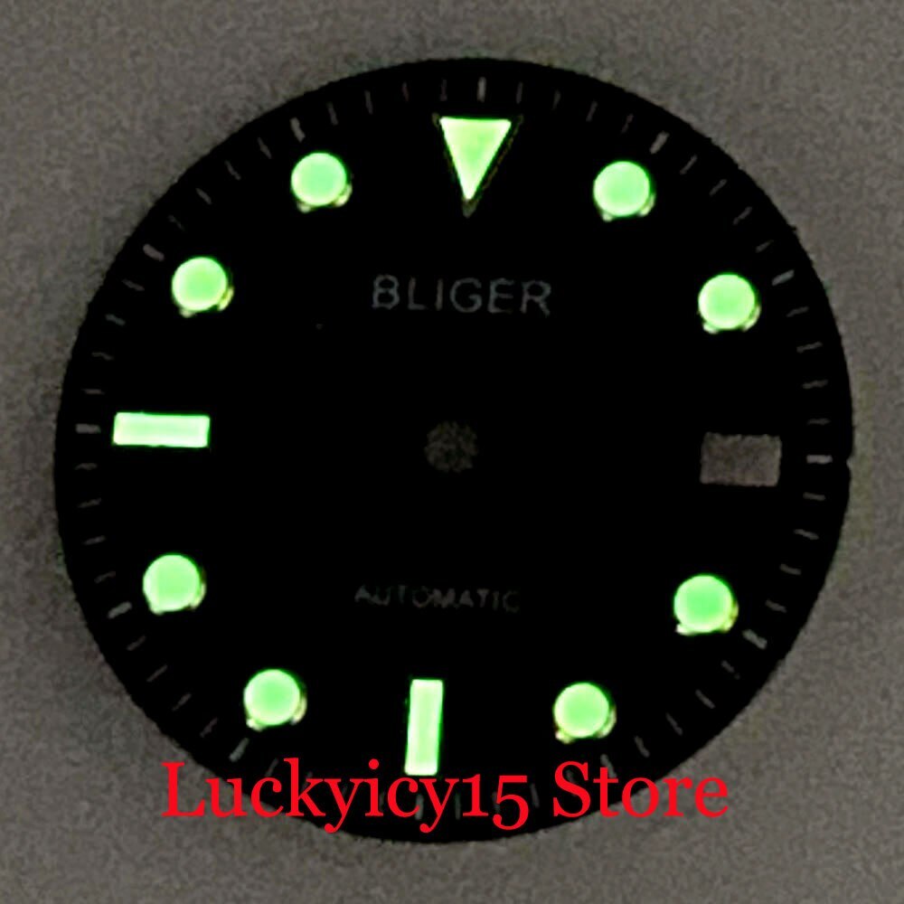 Sterile 28.5mm Green Watch Dial Gold Marks fit ETA 2824 2836 PT5000 MIYOTA