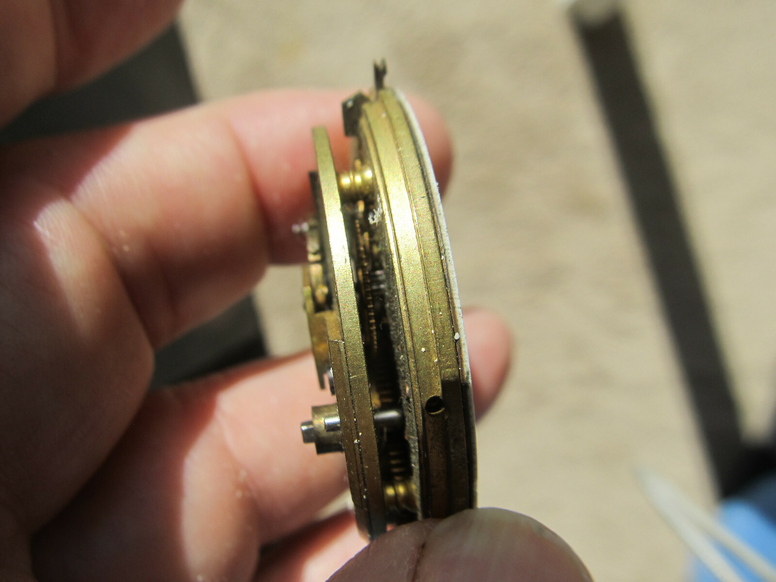 DETACHED LEVER 20 LIGNES POCKET WATCH MOVEMENT BRITISH WATCH Co LONDON