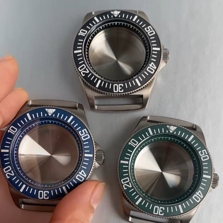 NH35A Titanium Diver Watch Case 42mm for NH36 NH38 ETA2824 PT5000 200m Sapphire