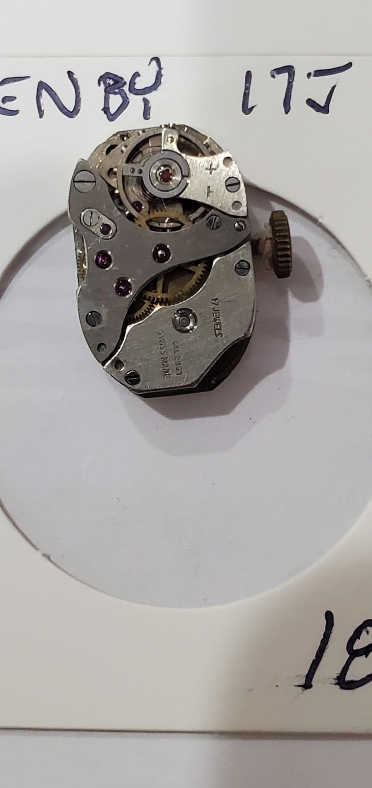 WOMENS ALLENBY 17J WRIST WATCH MOVEMENT #1835