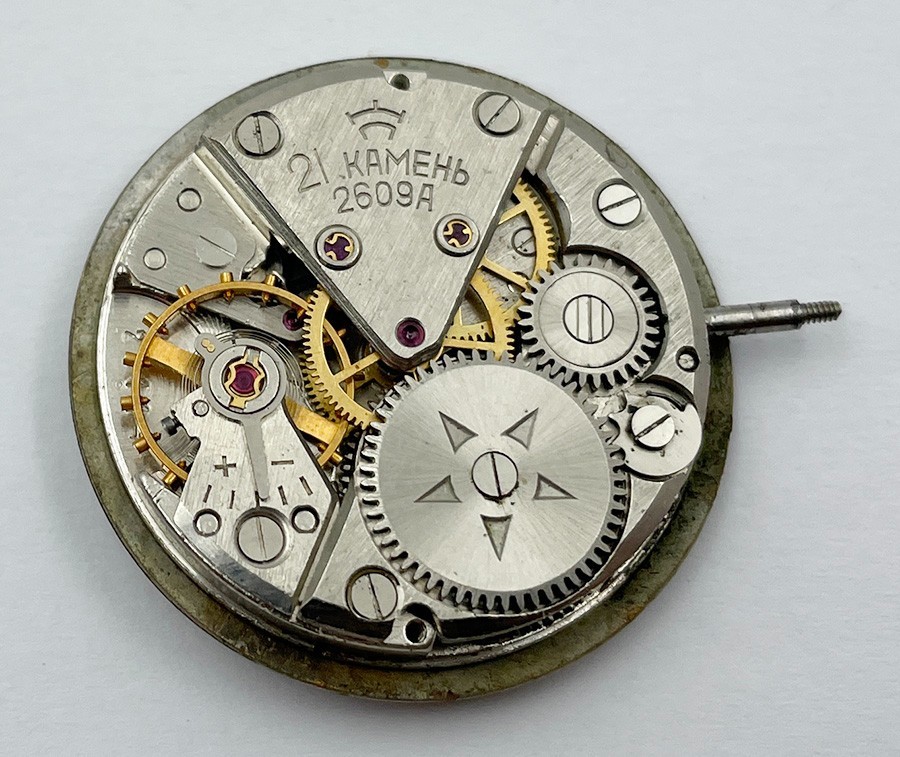 Raketa 2609A 21 JEWELS MOVEMENT FOR MEN’S WRISTWATCH 100% working A1002