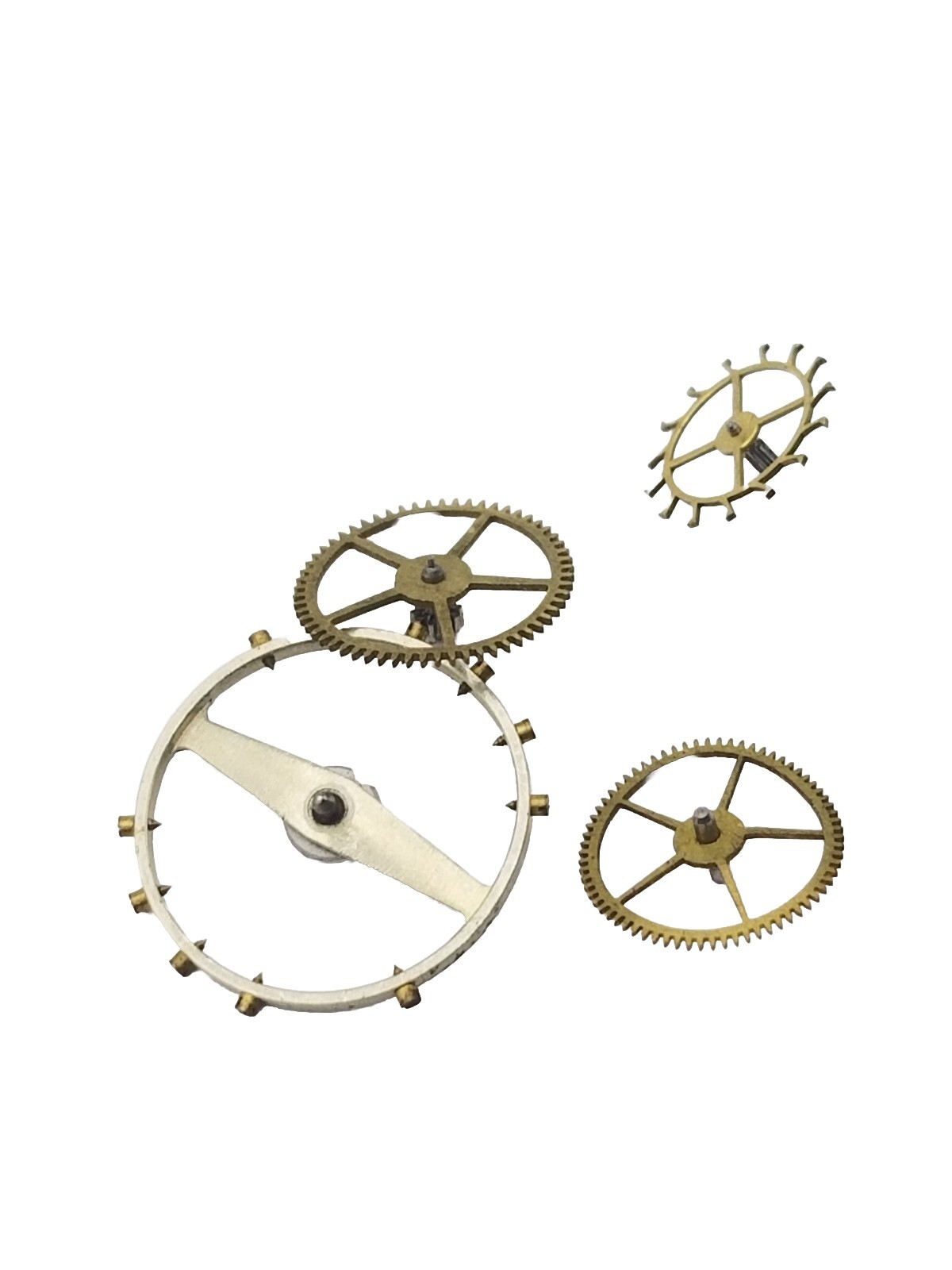 NY Standard 1553 10s Movement Metal Sunk Dial Pocket Watch Parts Disassembled 20