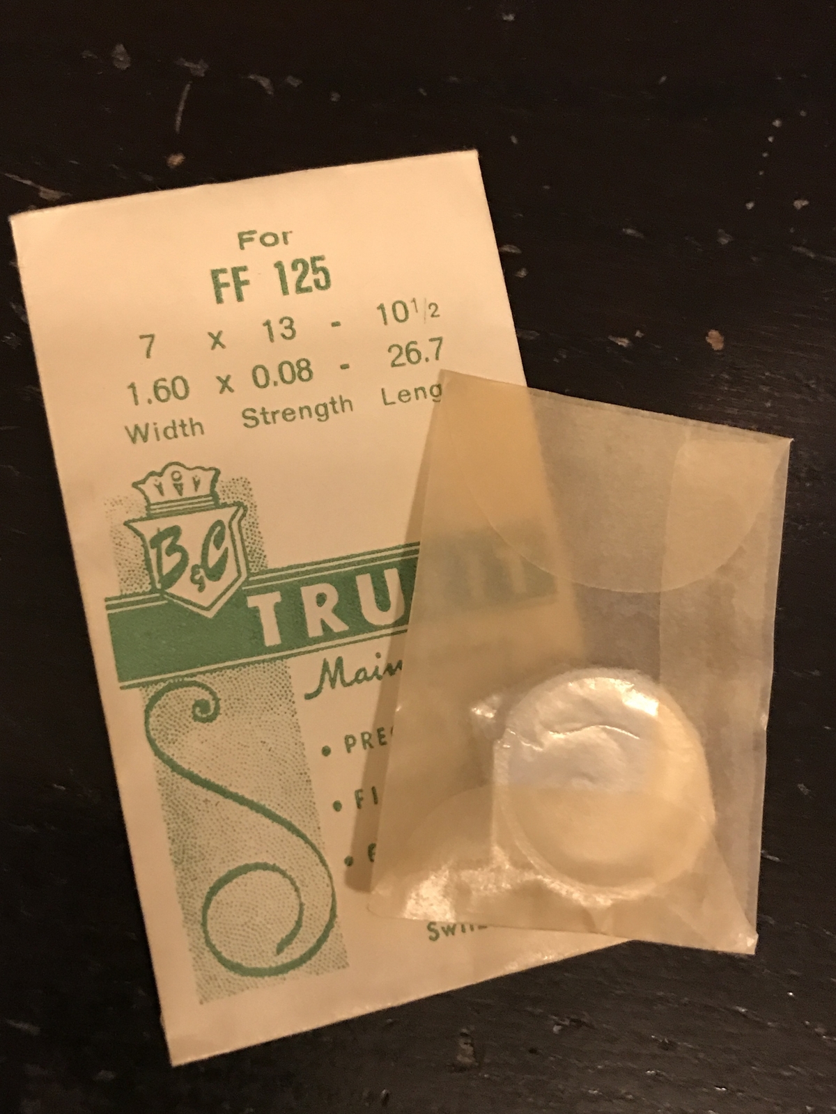 Trufit Mainspring for FF caliber 125 – Steel
