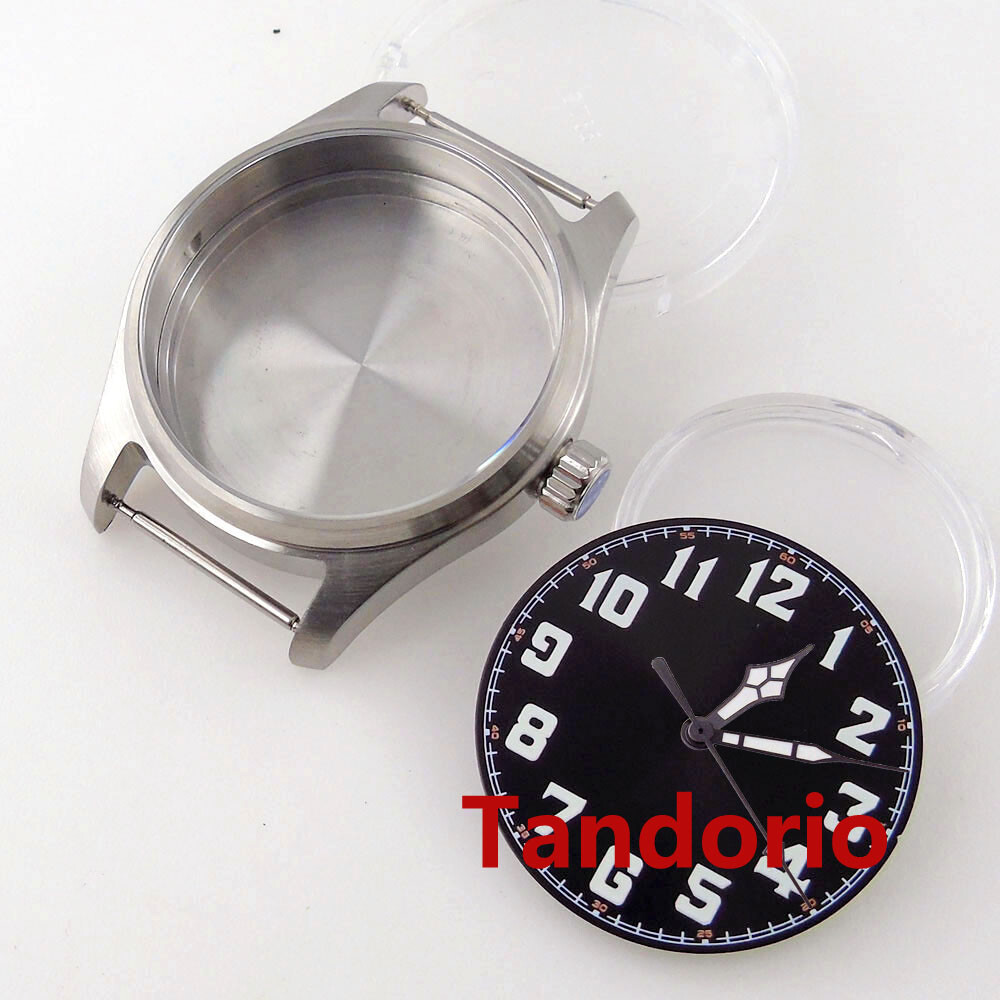 39mm Watch Case for NH35 movement 200m Waterproof Sapphire Crystal Luminous Dial