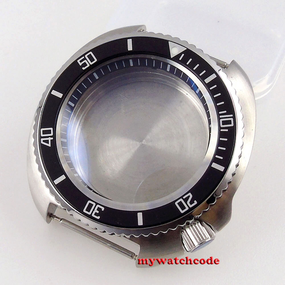 43mm Sapphire glass automatic Turtle Watch Case Fit NH35 NH36 Movement