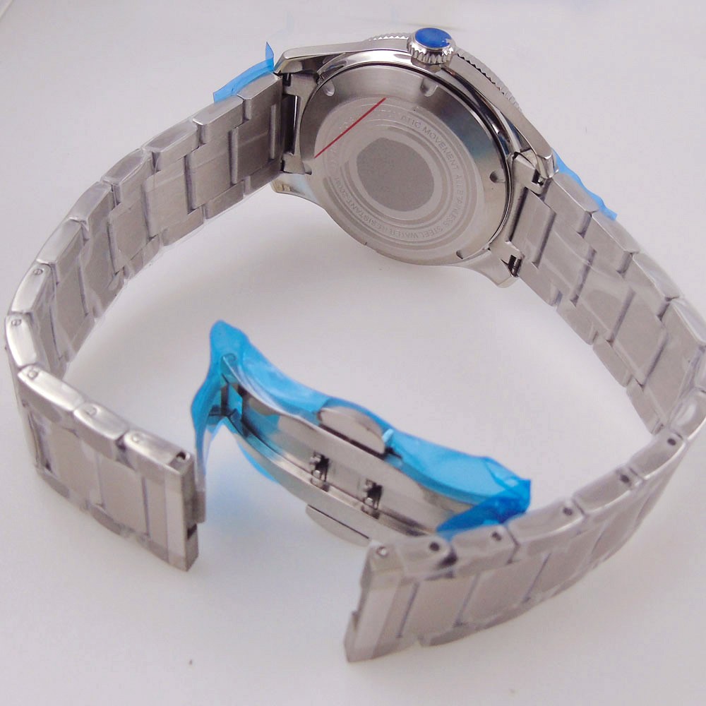 40mm 20ATM Waterproof Dive Watch Case Fit NH35 NH36 ETA2824 PT5000 SW200 Dial