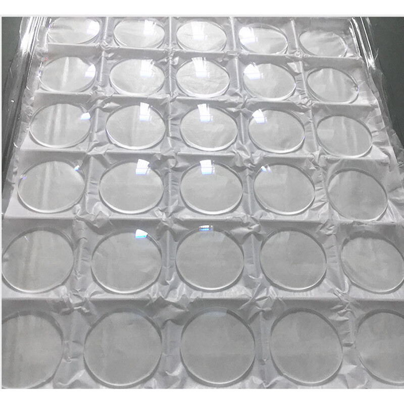 0.8 1.0 1.2 1.5 2.0 2.5 3.0mm Flat Sapphire Watch Glass Round Crystal 20mm-40mm