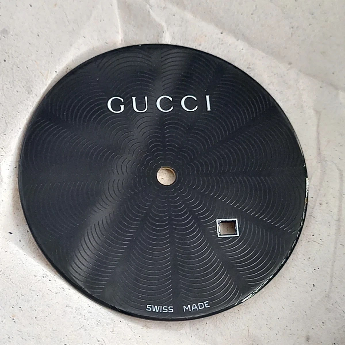 GUCCI Original Dail Part No.YDA05248 COLOR BLACK