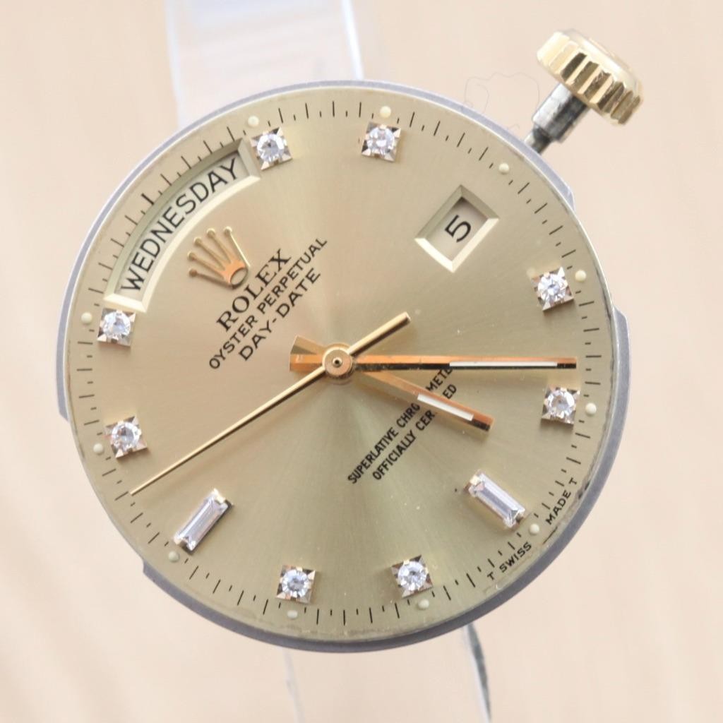 Rolex Cal 3055 Men’s 36mm DAY-DATE SINGLE QUICK SET Movement for18038 Working