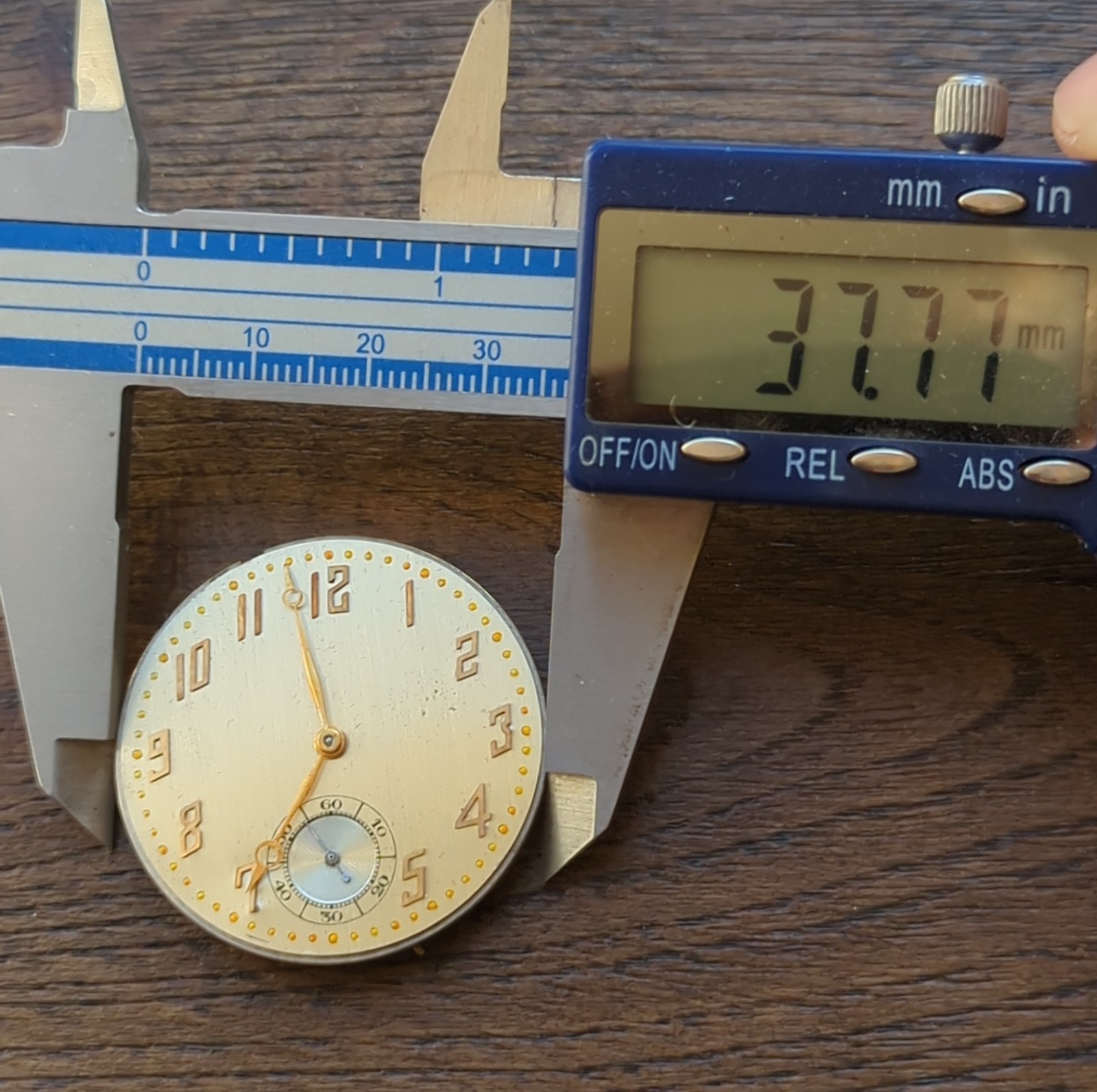 Paul Ditisheim 18J 5 Adjustments Pocket Watch Movement Ticking (G75)