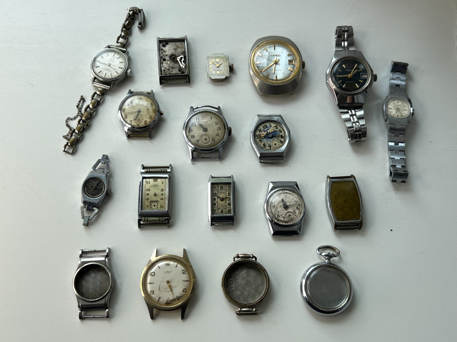 Vintage Antique Watch Parts Mixed Brands Cases,watch) For parts