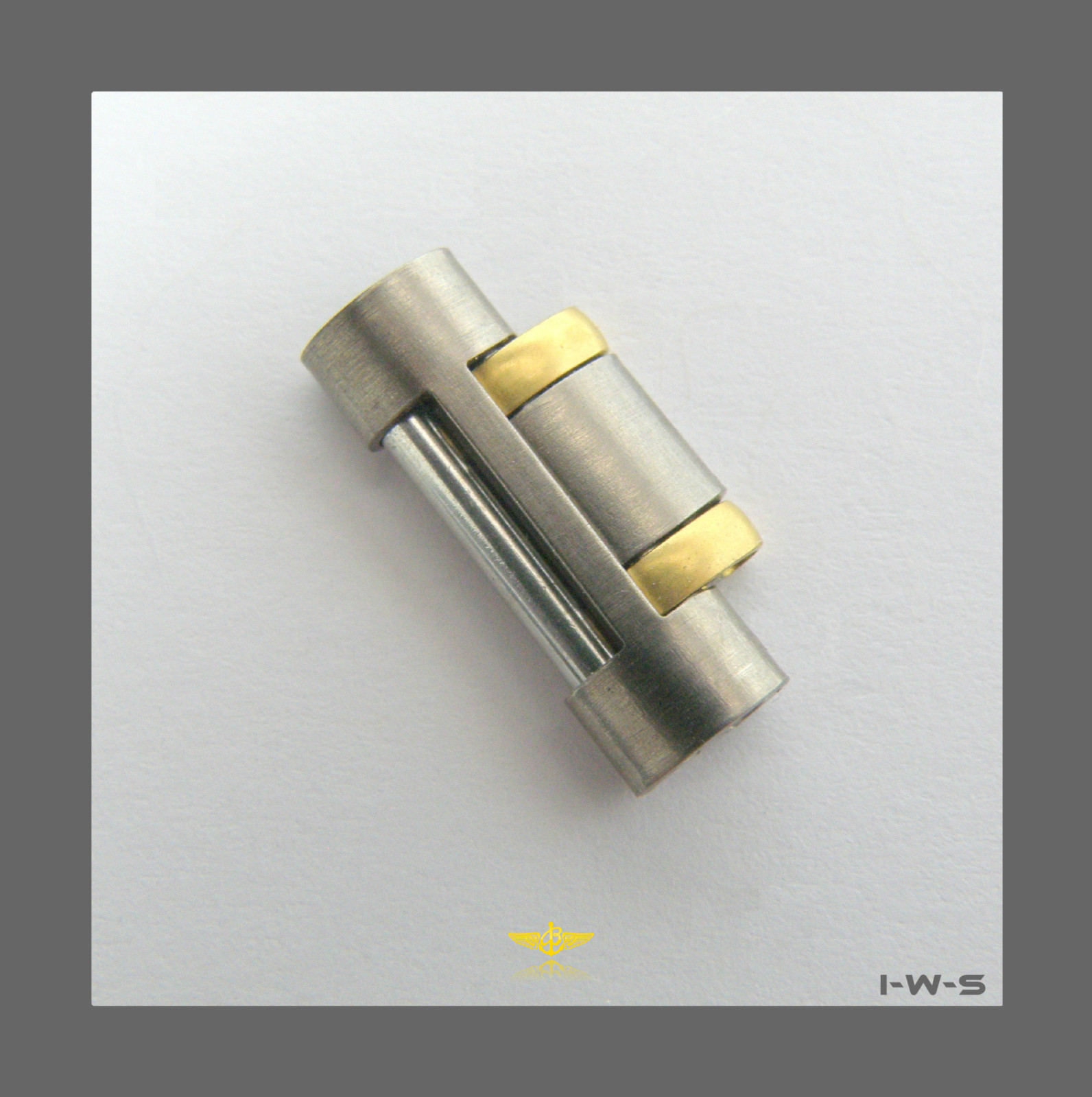 ☆BREITLING 18MM WIDTH 18K GOLD & TITANIUM SIZING LINK FOR «AEROSPACE» BRACELET☆