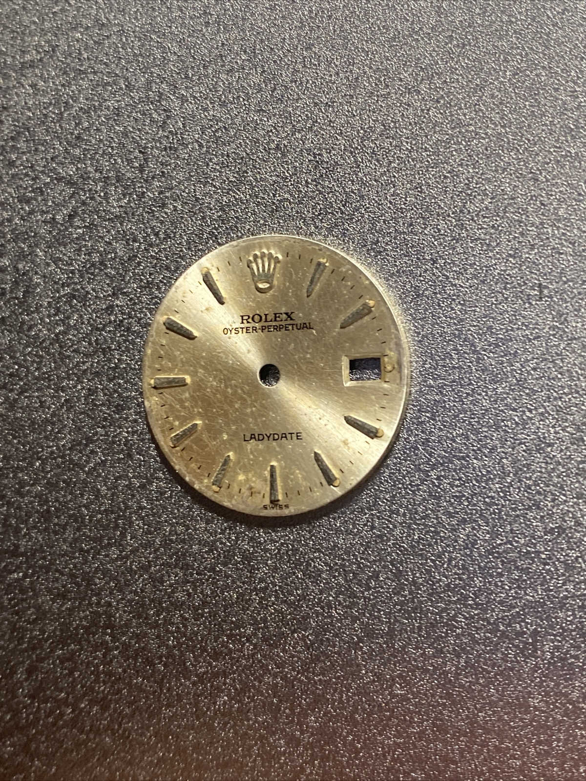 Refinished Rolex Silver Arrow Dial Lady Date 6917 6517 6916 6516 HAS SPOTS