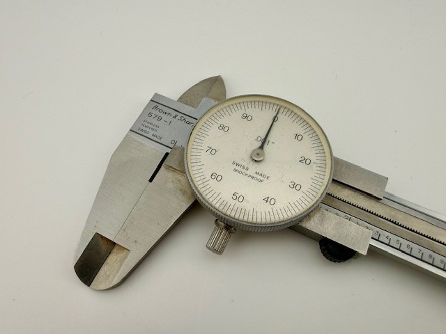 Vintage Brown & Sharpe 6″ Dial Caliper (579-1), Excellent Condition (Swiss Made)