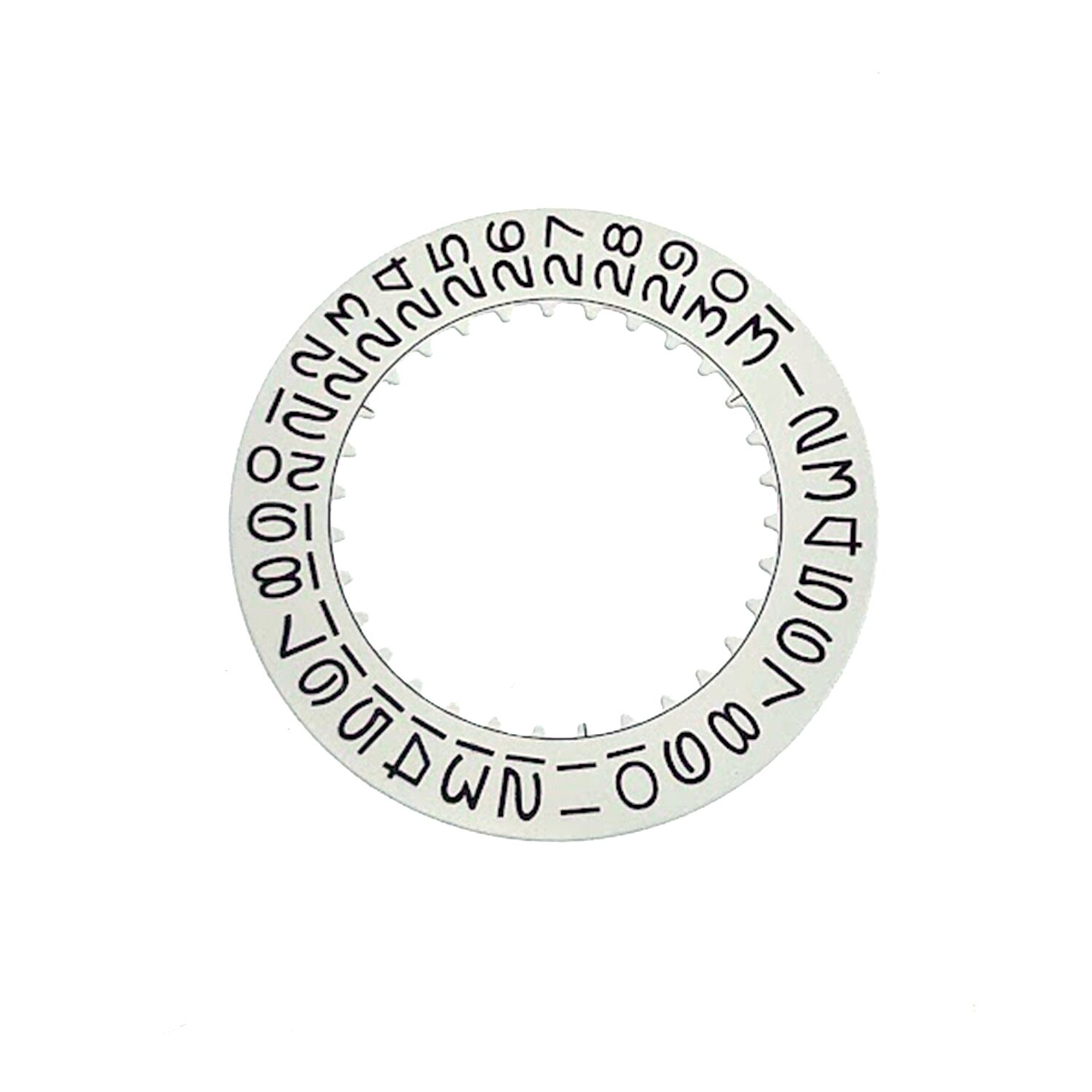 Date Disc for Rolex Submariner 5513 1675 1680 Calibers 1520 1530 1570 White 7961