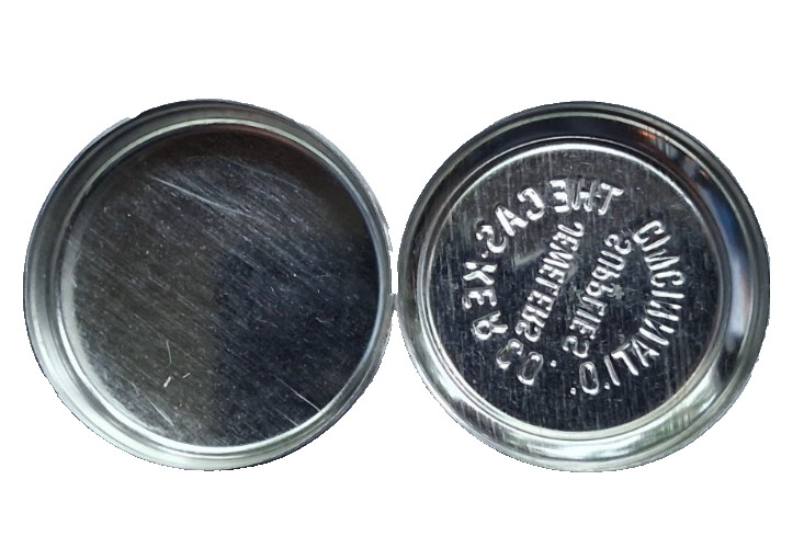 Cas-Ker Company Jewelers Supplies Watch Parts Tin Advertising Embossed 39MM