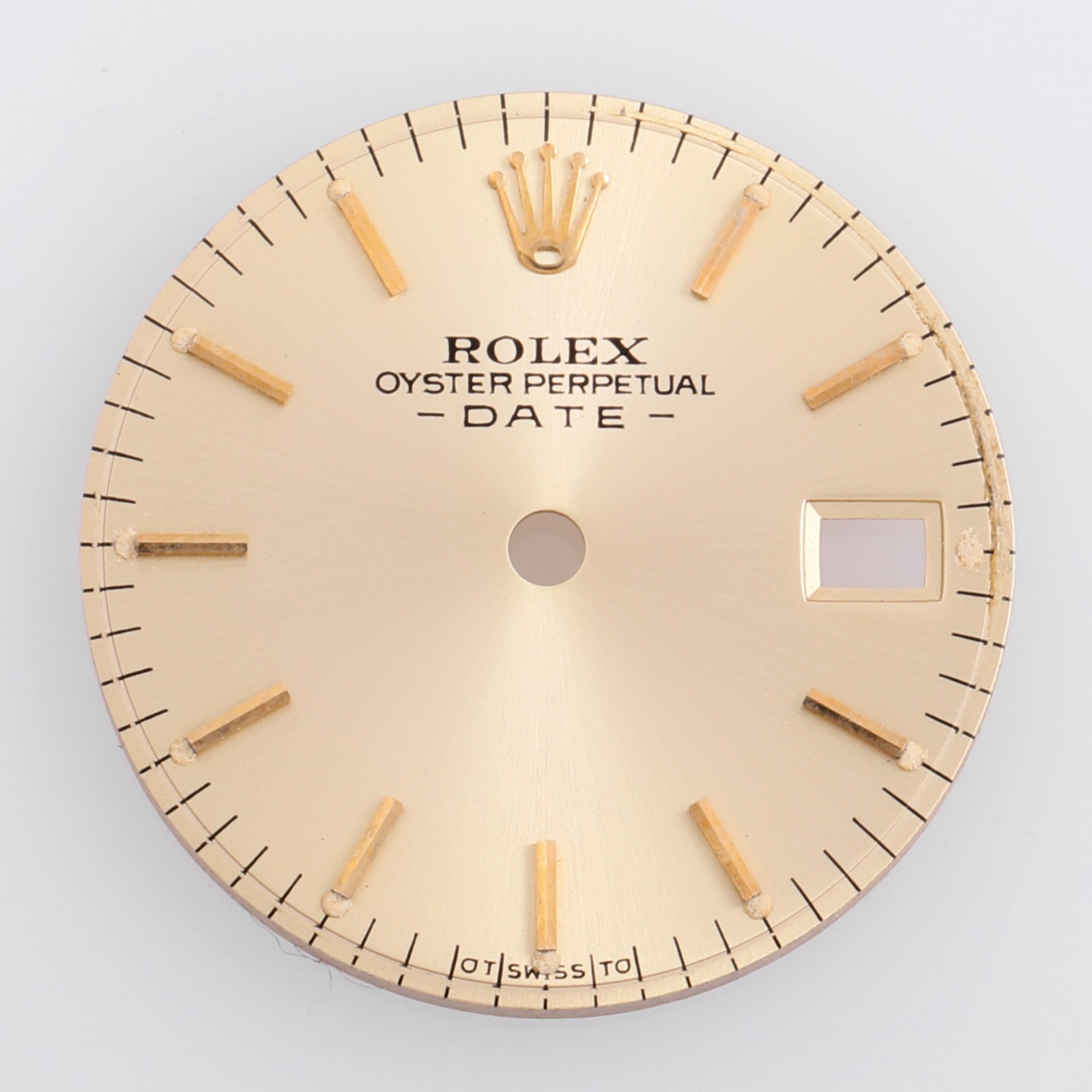 Rolex Lady Date 26mm Champagne Stick Dial T Swiss T 6917 69173 69178 #J46