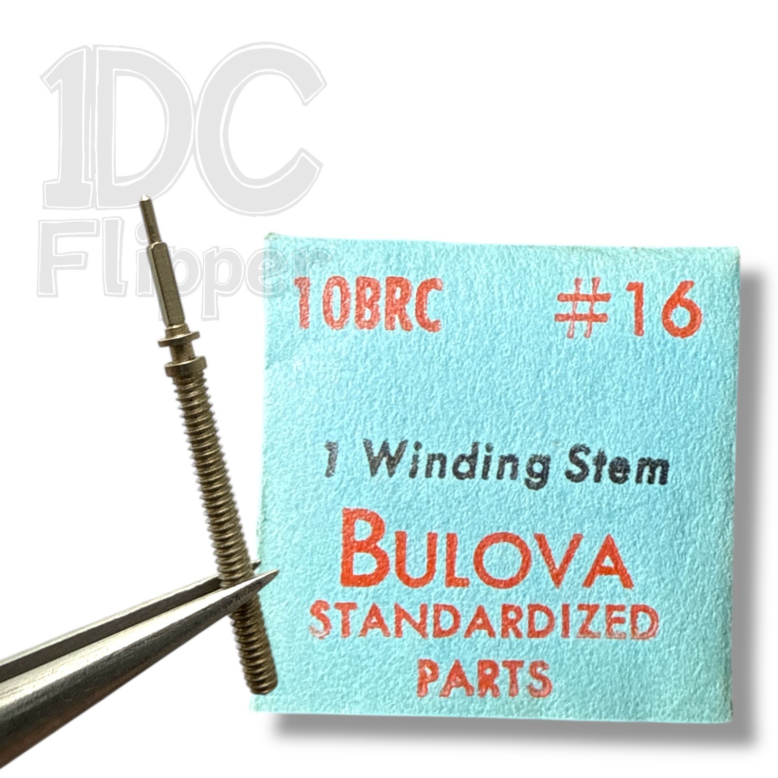 Bulova 10BRC WINDING STEM #16 BestFit 200/1216F Tap 8, 15.4 Fits Multiple, Read!