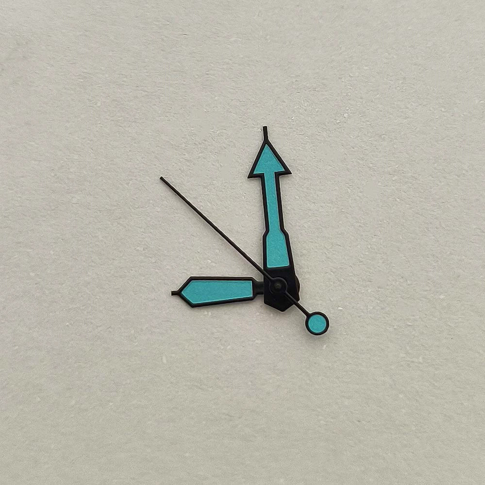 12.5mm Green Luminous Watch Hands Modified Pointer for NH35/NH36/4R Movement
