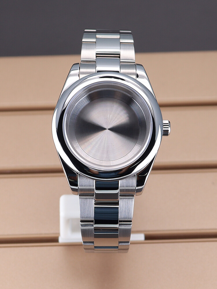 for NH35/36 8215 movement 36mm/39mm watch case oyster bracelet sapphire glass
