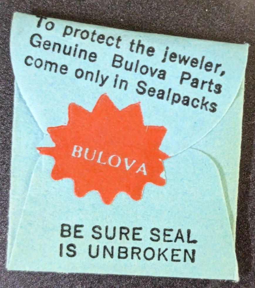 NOS Genuine Bulova 7AK GM 18 Watch Pair of Min/Hr Hands #63/64 Gold Tone Modern