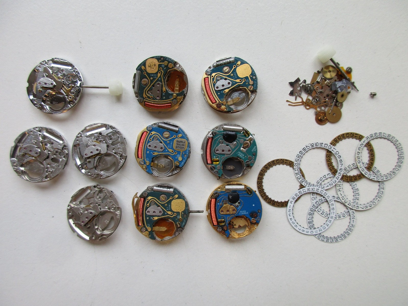 ETA cal. 956.111 Swiss disassembled watch movements – for use of parts