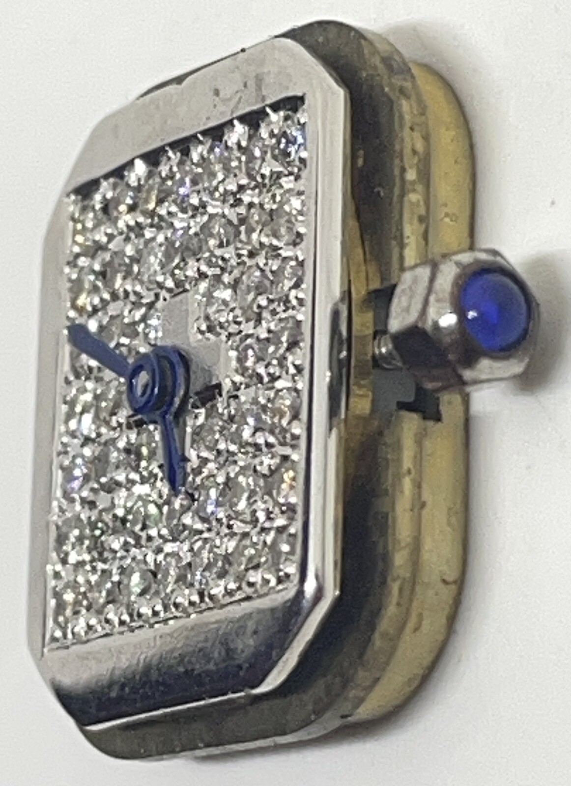 RONDA MOVEMENT Diamond Dial 4 Jewels Swiss Does Not Run