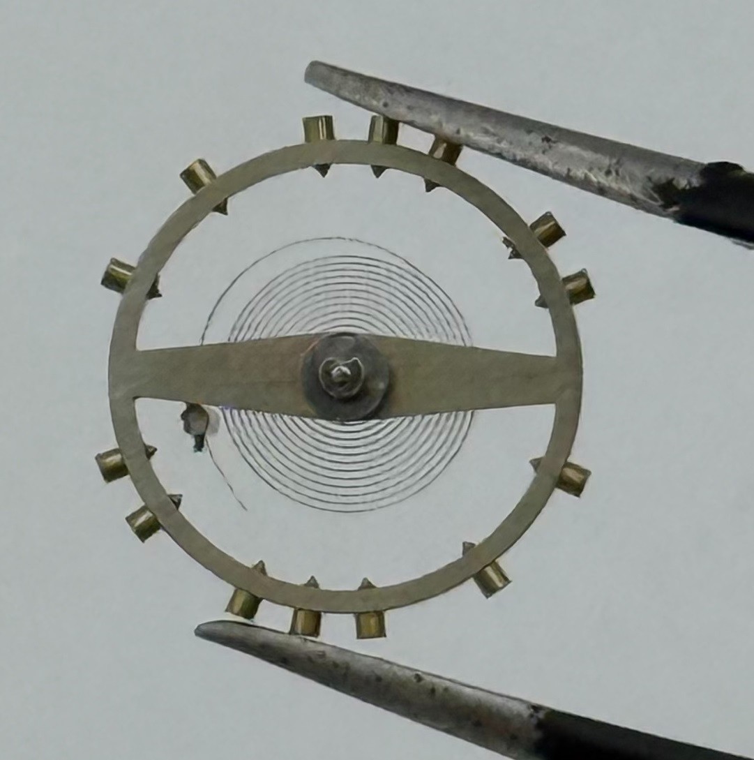Arogno 90 190 Balance Wheel Complete And Spring Pour Watch Movement Parts NOS