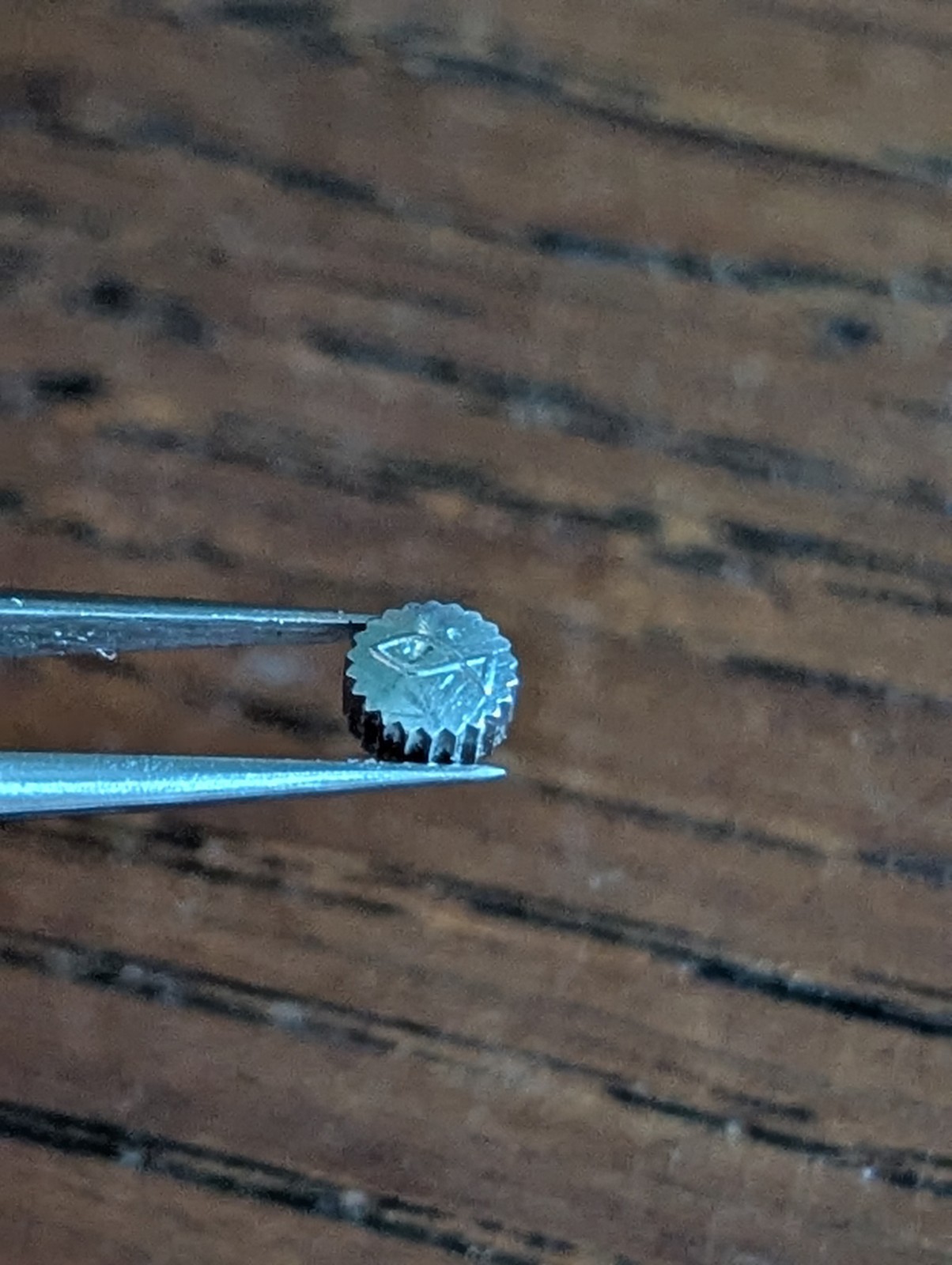 1960s IWC Fish Crown, Steel, 4.5mm X 2.4mm, Used Condition, Tap 10 #S609