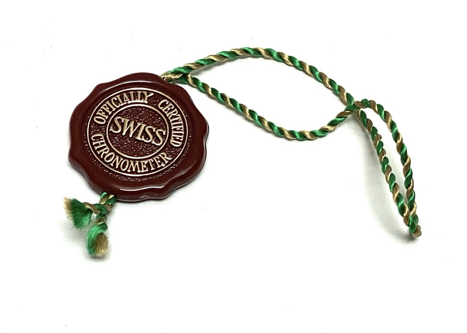 AUTHENTIC ROLEX SINGLE CROWN HOLOGRAM HANG TAG RED 1989 – 2000