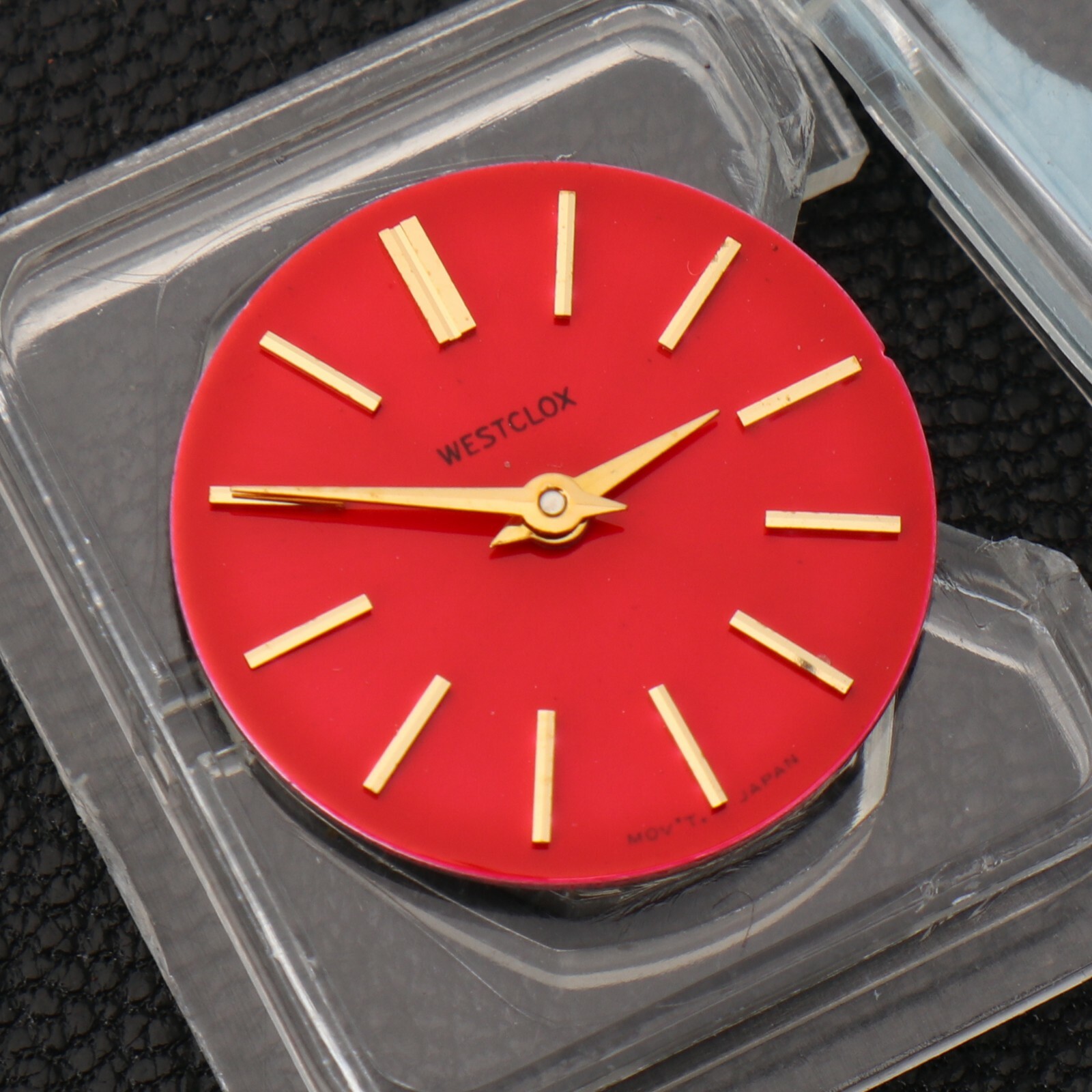 Westclox Antique Vintage Winding Watch Movement D-607 Stella Dial New Old Stock