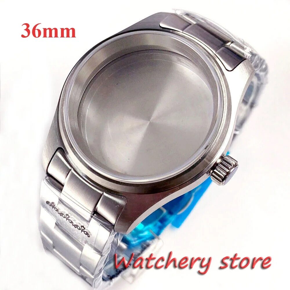 36mm 39mm Tandorio For NH35 2824 PT5000 200M Waterproof Dive Watch Case Sapphire