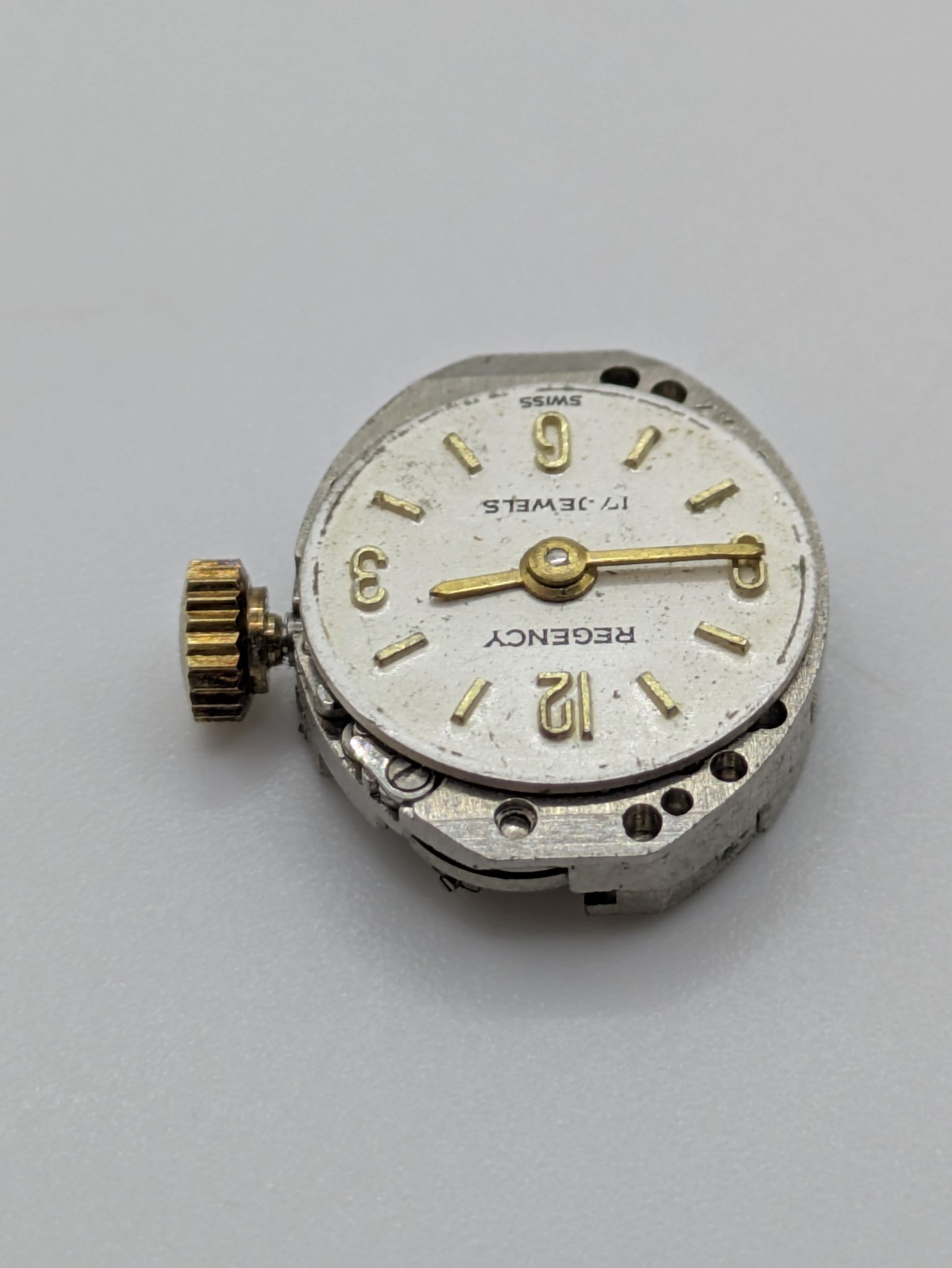 AS 1677 Regency Manual Wind Watch Movement 17 Jewels Swiss 15.8mm UNTESTED