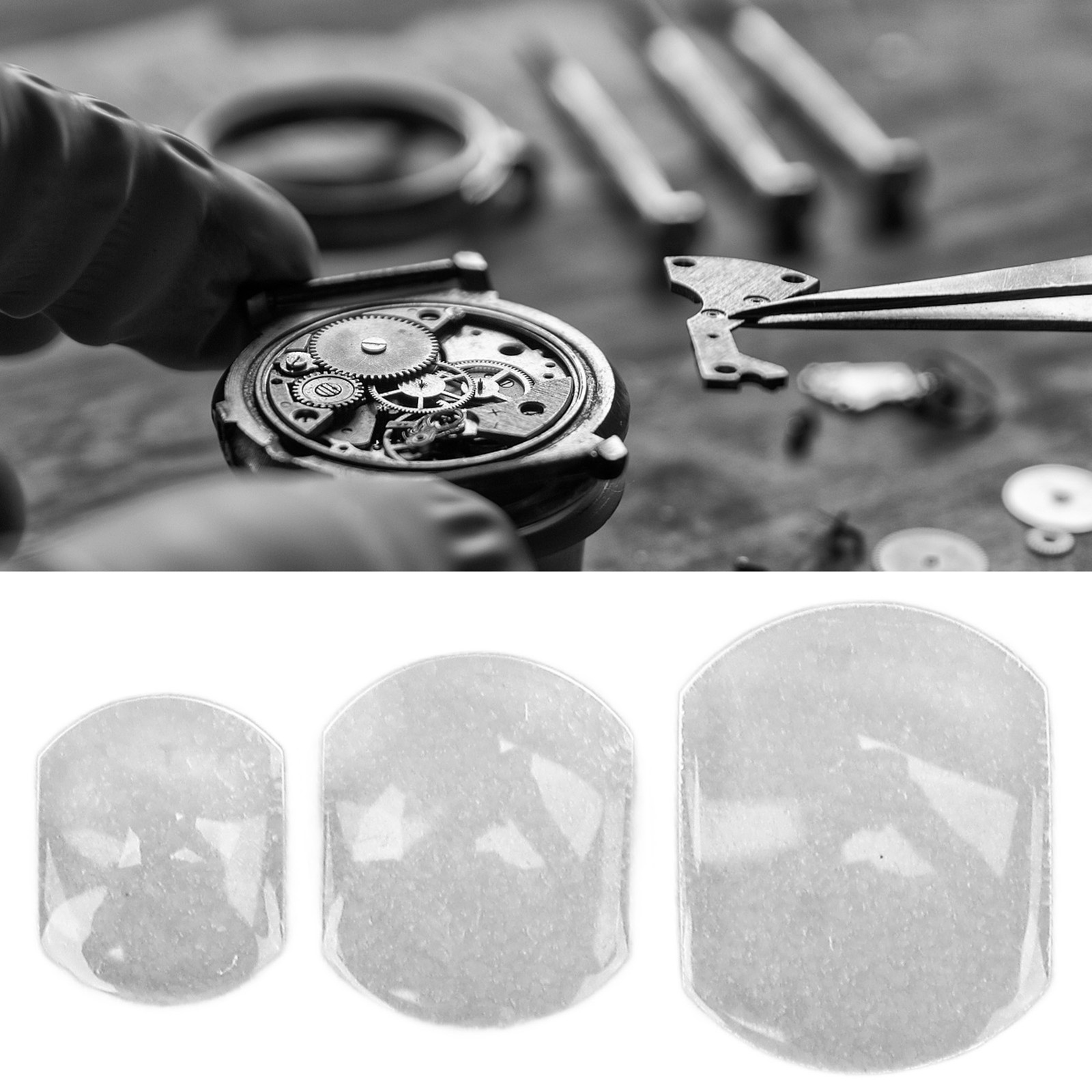 3pcs Watch Calendar Magnifying Glass Strong Permeability Watch Calendar Wind AP9