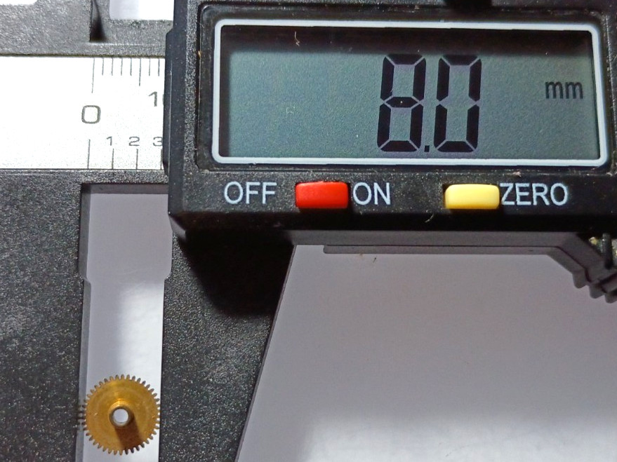 Sandoz 19 Ligne 8 Day Movement Hour Wheel watch part