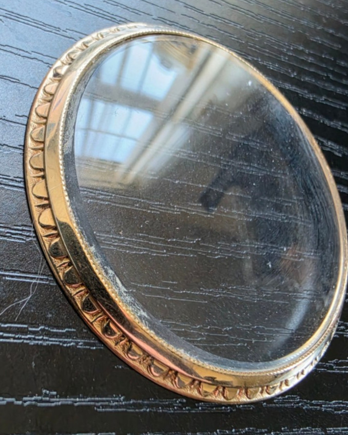 HAMILTON WADSWORTH 10K GF POCKET WATCH BEZEL WITH CRYSTAL MODEL 2