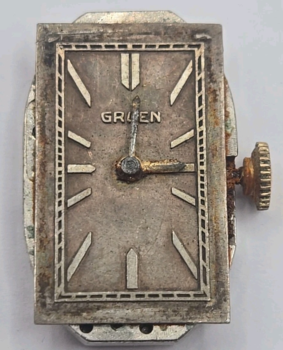 Vintage Watch Movement Gruen Guild M GR 165 FOR REPAIRS