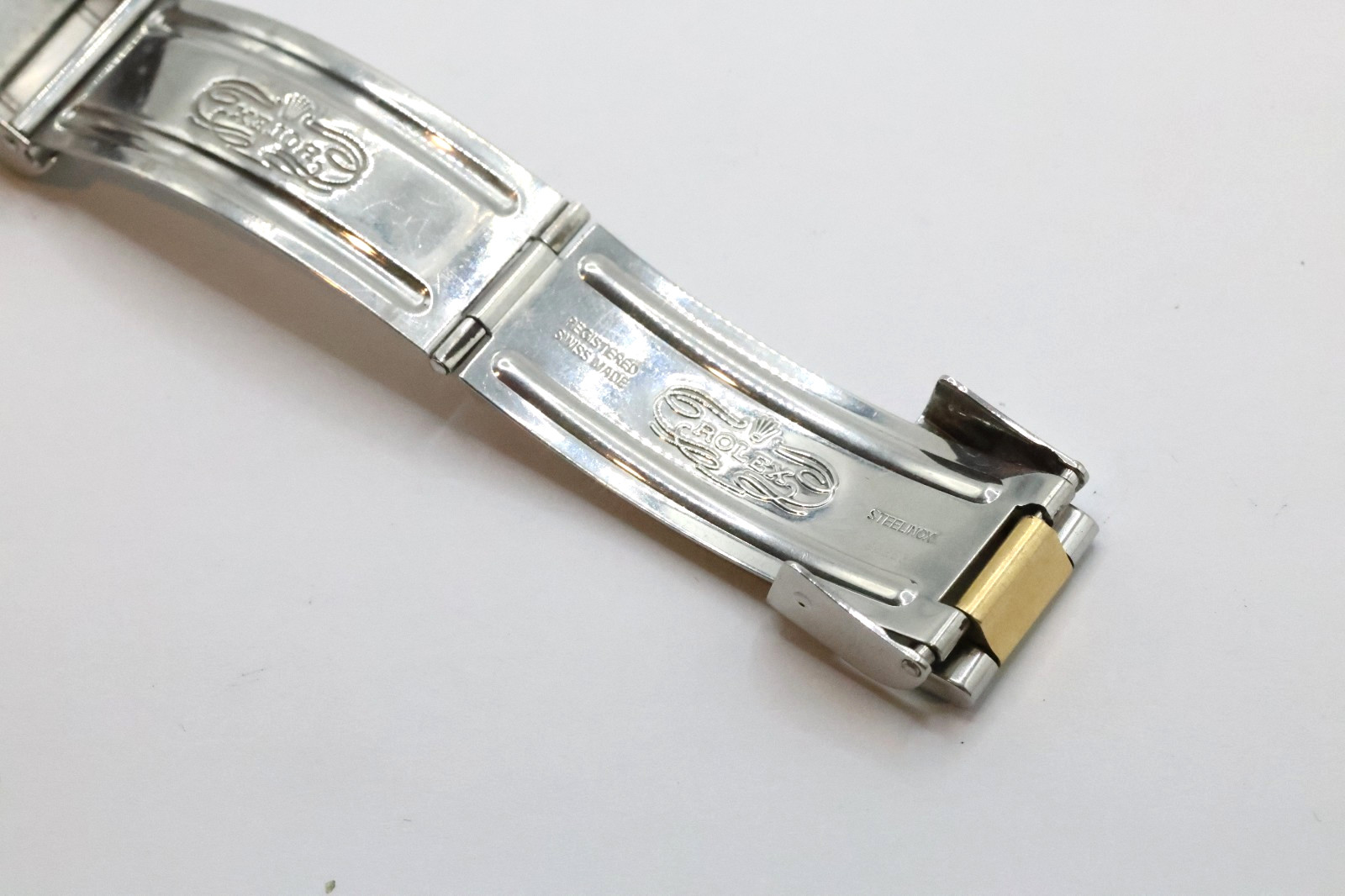 Rolex 93253 Clasp DT10 For Oyster Yellow Gold & Stainless Steel Band #171