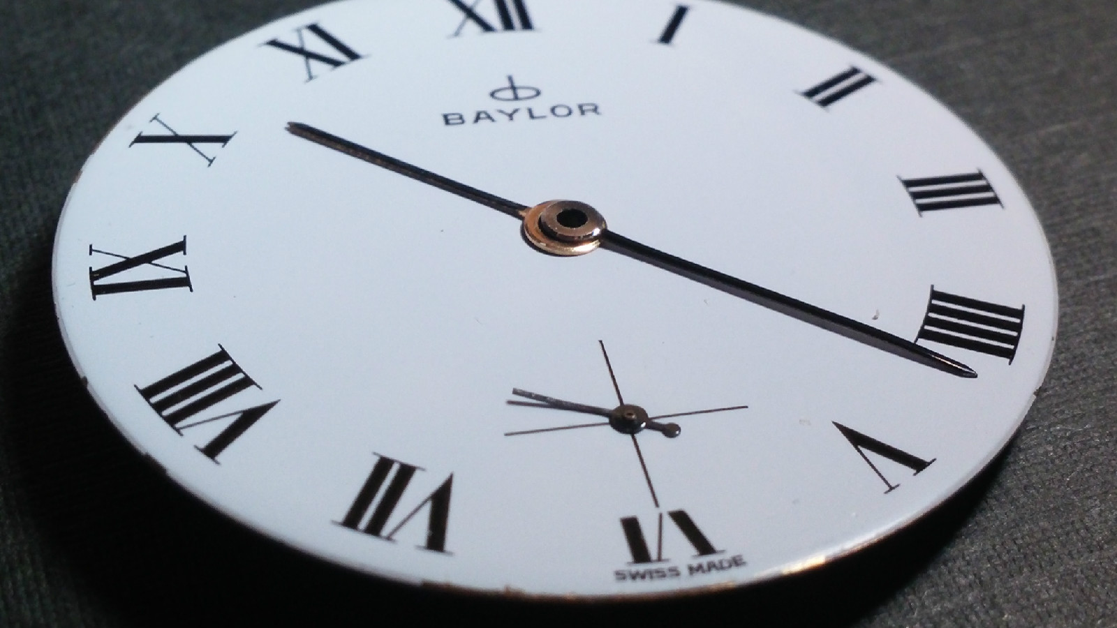 Baylor white dial, 6498 roman dial, different color /style hands (hour, minute