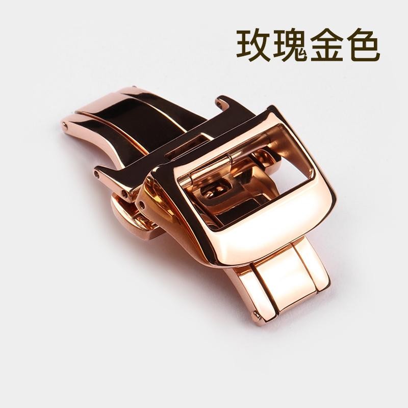 Universal Deployment Butterfly Buckle Stainless Steel Watch Clasp 16 18 20mm