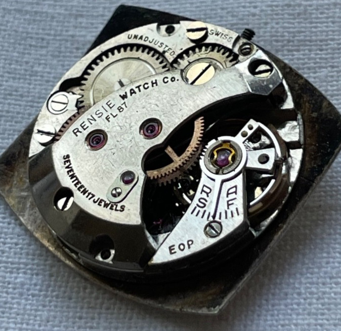 Rensie FL87 – movement for mens watch AS IS, good balance, lot1407